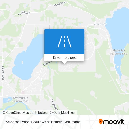 Belcarra Road map