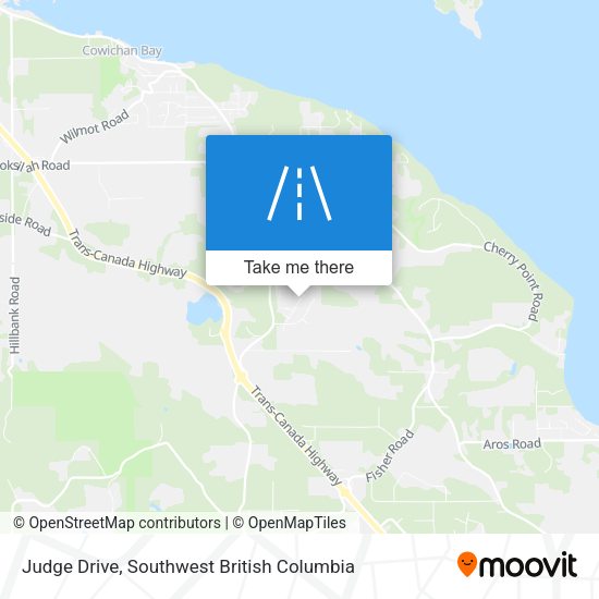 Judge Drive map