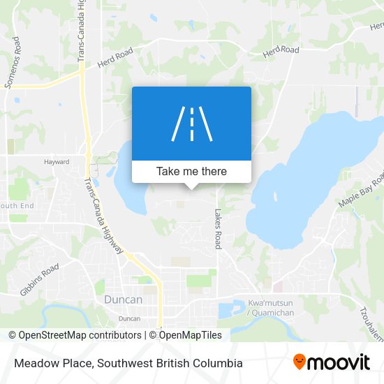 Meadow Place map