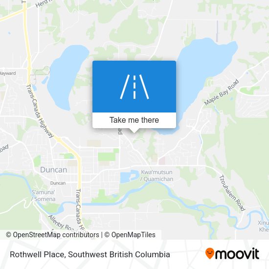 Rothwell Place map