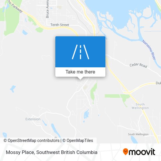 Mossy Place map