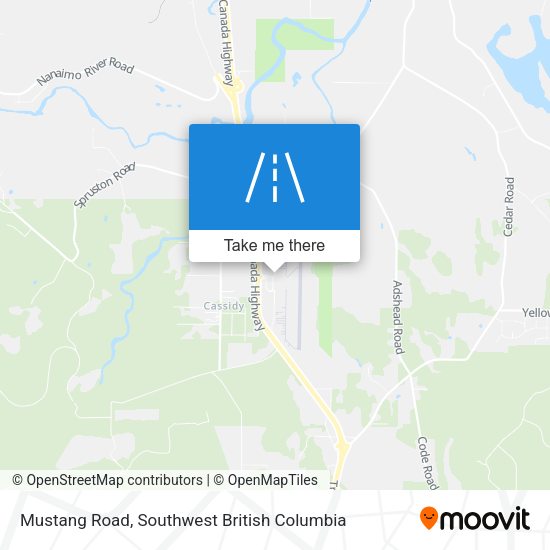Mustang Road plan