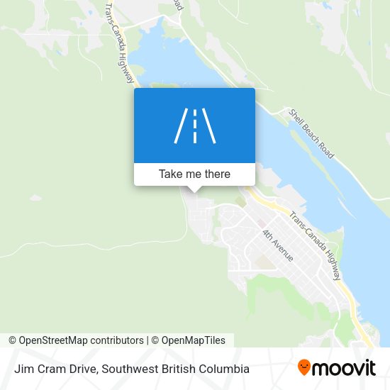 Jim Cram Drive map