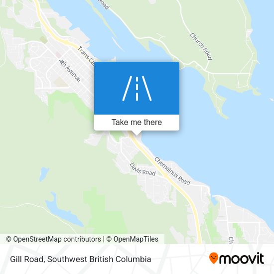 Gill Road map
