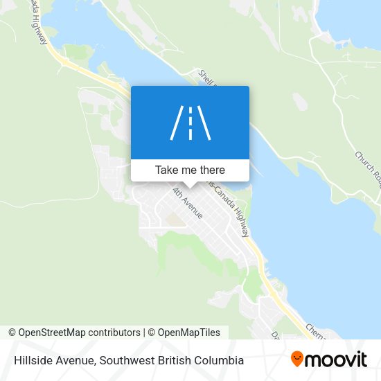 Hillside Avenue map