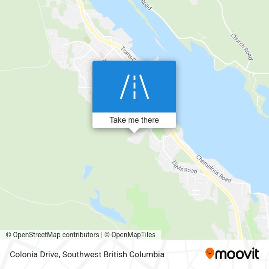 Colonia Drive map