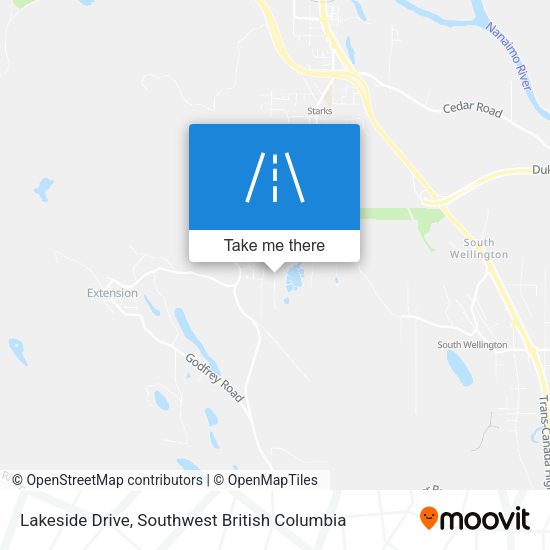 Lakeside Drive map