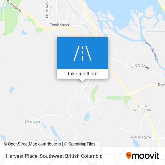 Harvest Place map