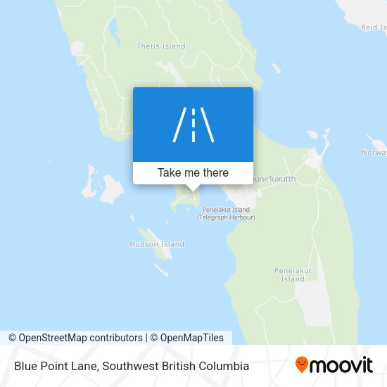 Blue Point Lane map