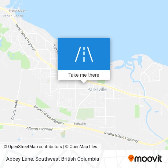 Abbey Lane map