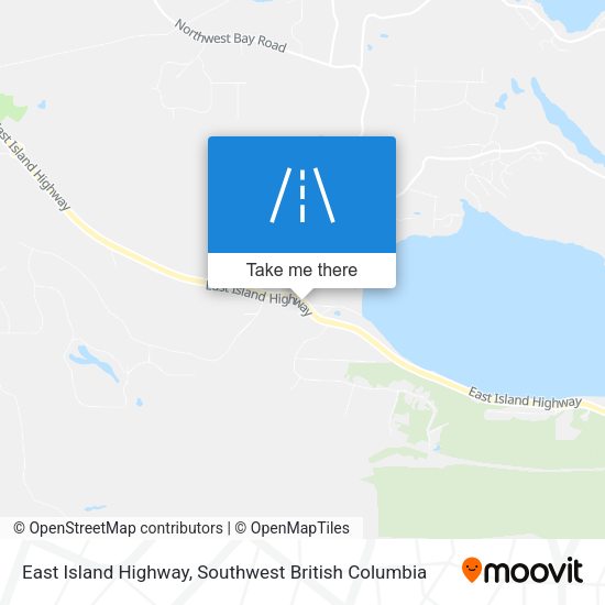 East Island Highway map