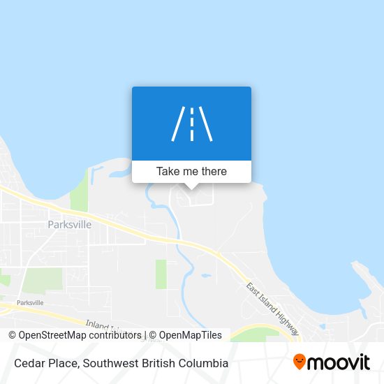 Cedar Place map