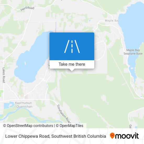 Lower Chippewa Road map
