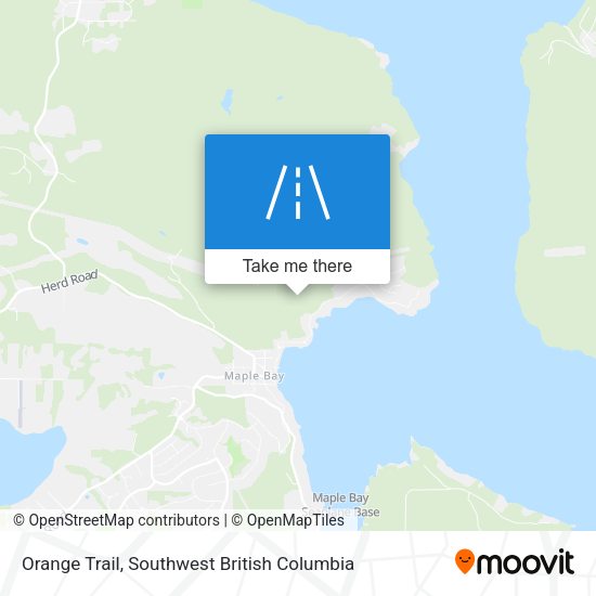 Orange Trail map