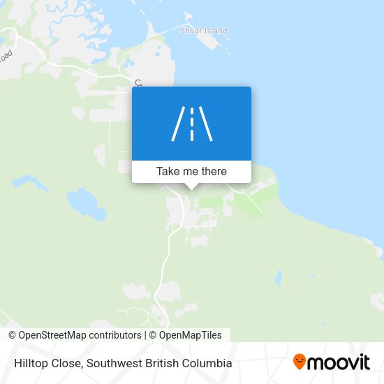 Hilltop Close map