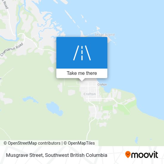 Musgrave Street map