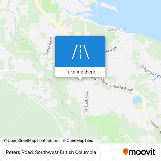 Peters Road map