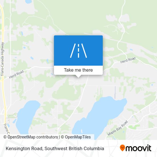 Kensington Road map