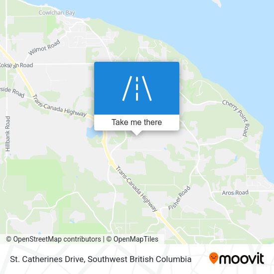 St. Catherines Drive map