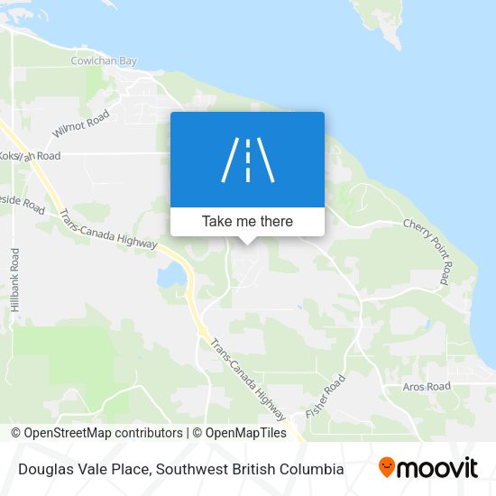 Douglas Vale Place map