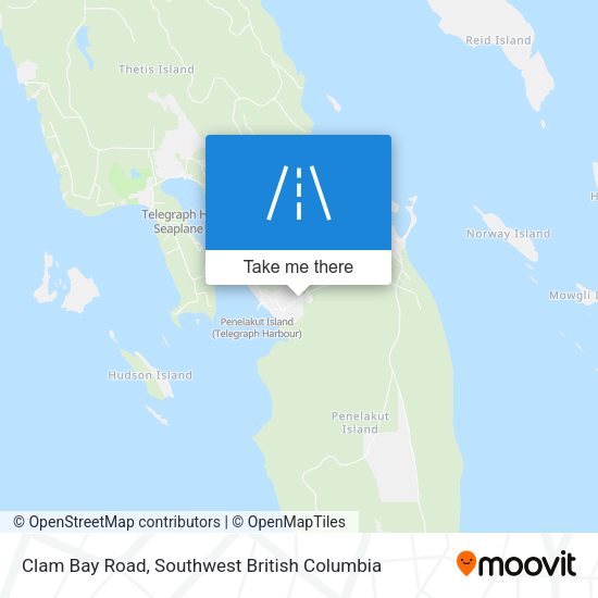 Clam Bay Road plan