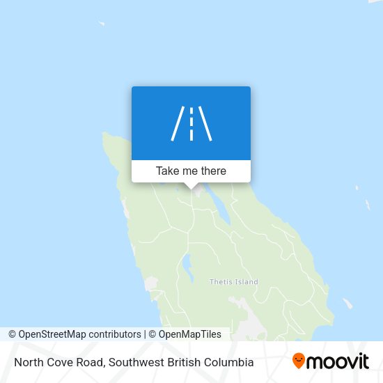 North Cove Road map
