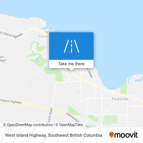 West Island Highway map
