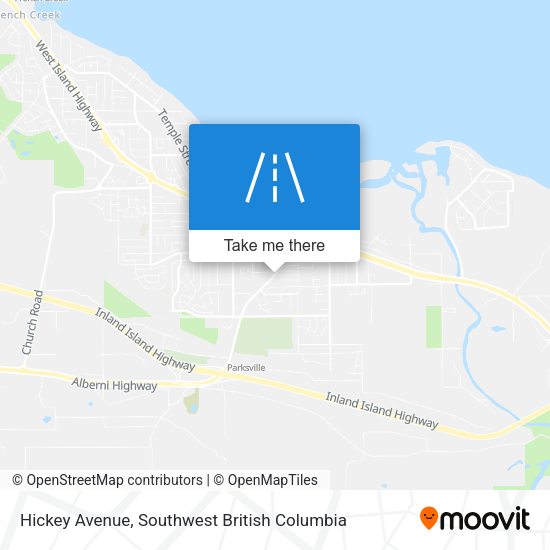 Hickey Avenue map