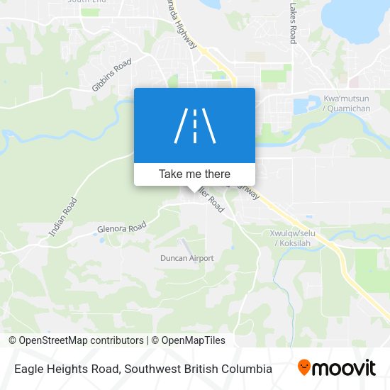Eagle Heights Road map
