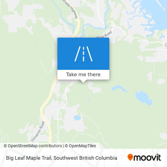 Big Leaf Maple Trail map