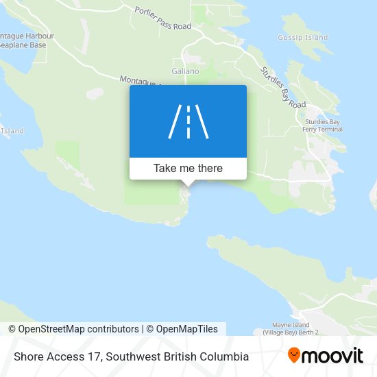 Shore Access 17 map