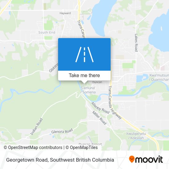 Georgetown Road map