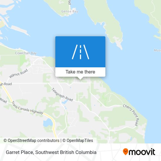 Garret Place map