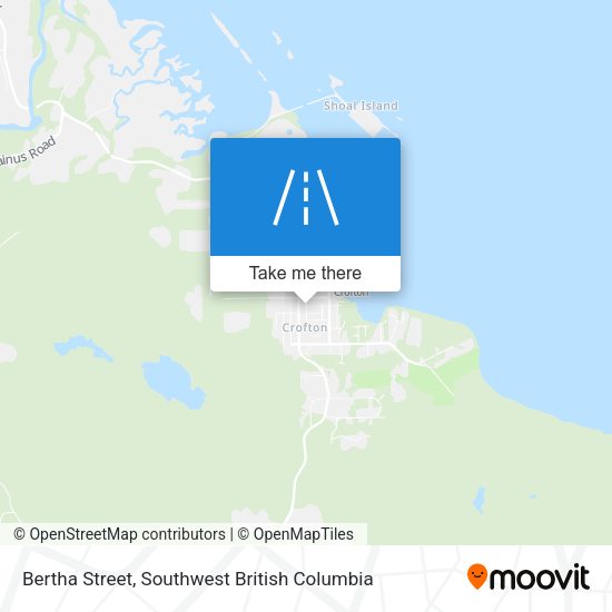Bertha Street map