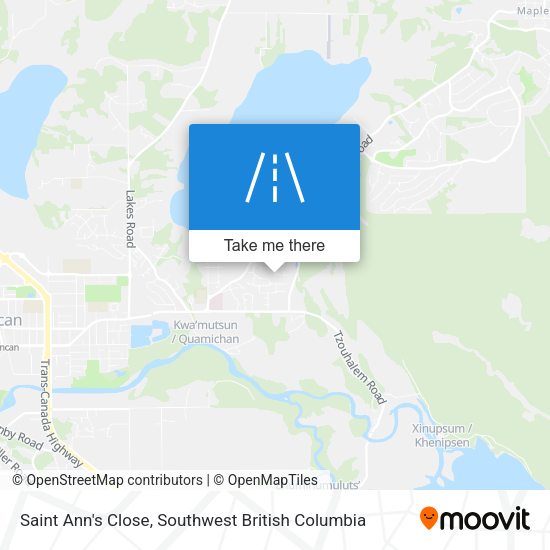 Saint Ann's Close map