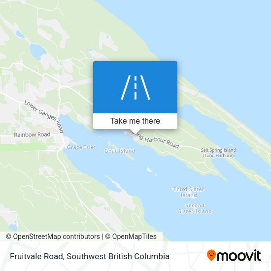 Fruitvale Road map