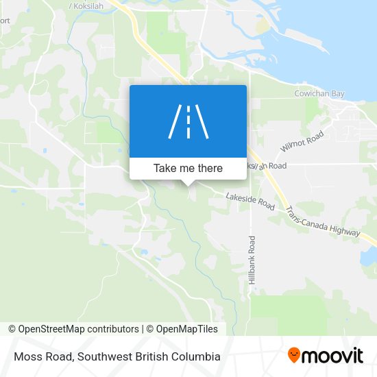 Moss Road map