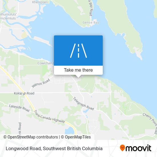 Longwood Road map