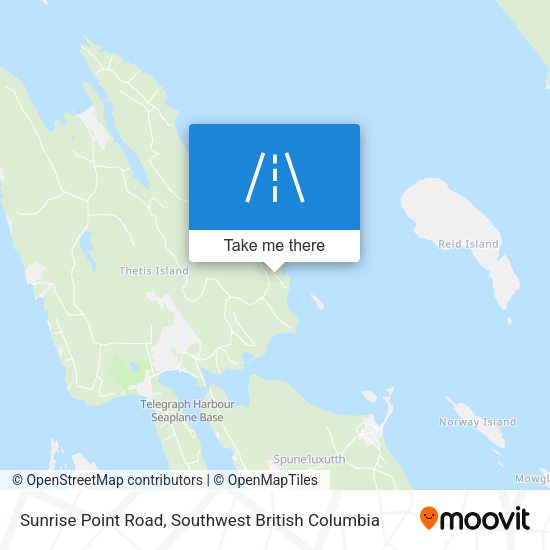 Sunrise Point Road map