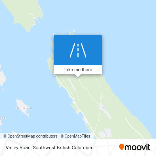 Valley Road map