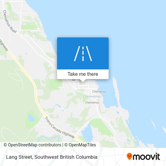 Lang Street map