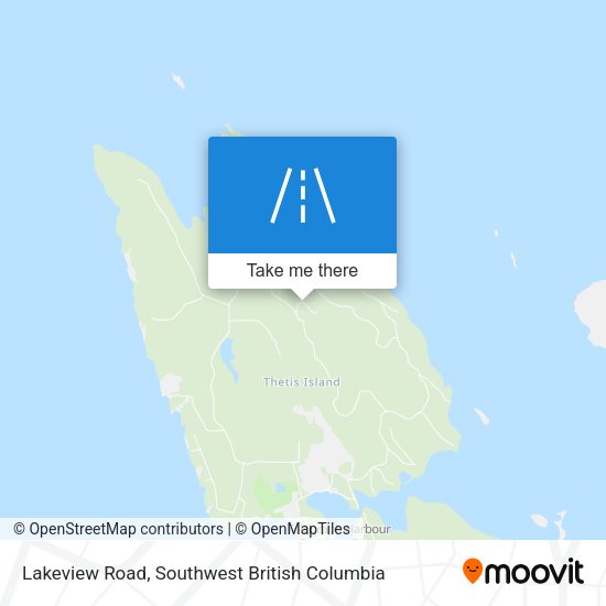Lakeview Road map