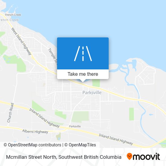 Mcmillan Street North map