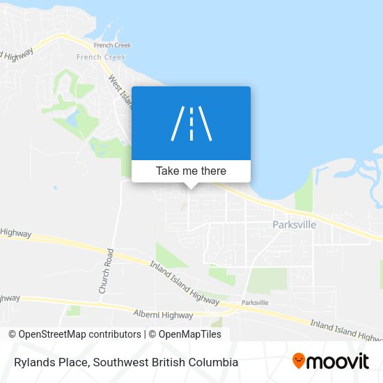 Rylands Place map