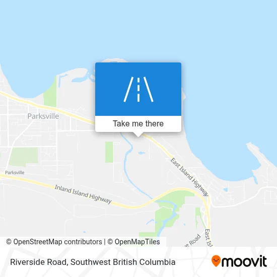 Riverside Road map