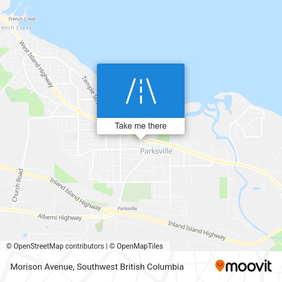 Morison Avenue map
