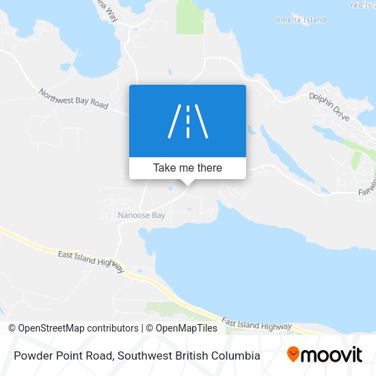Powder Point Road map