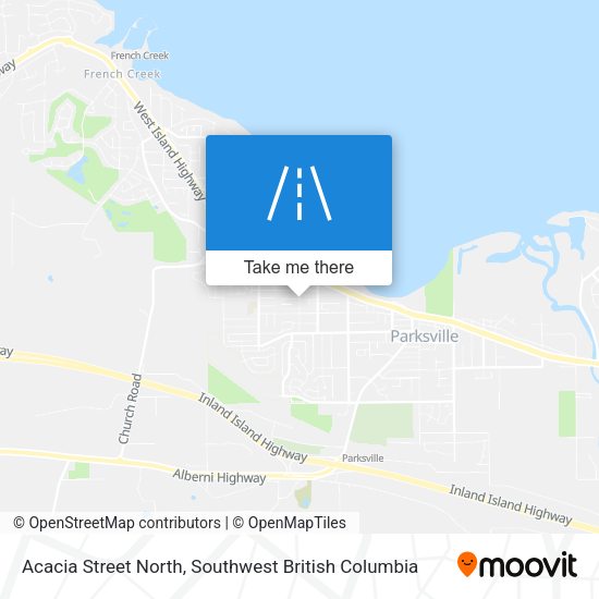 Acacia Street North map