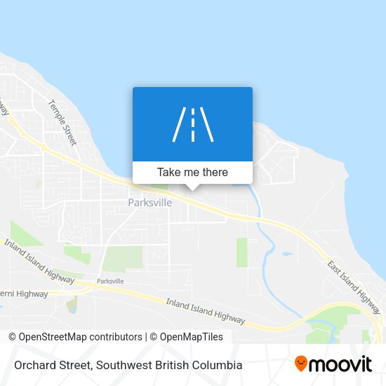 Orchard Street map