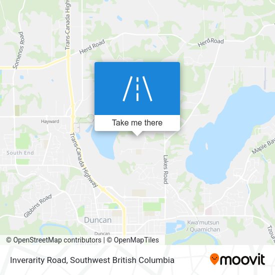 Inverarity Road map
